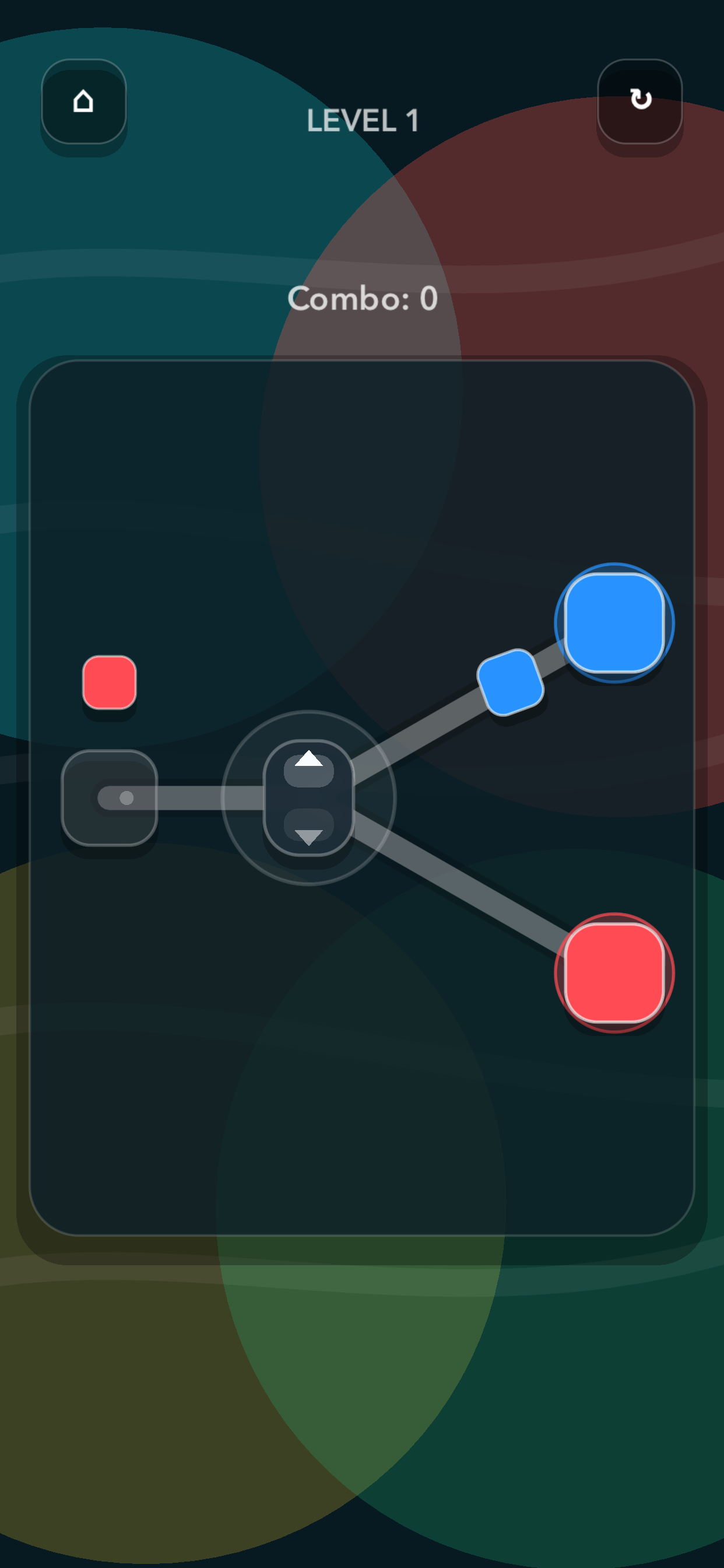 Stack Relay gameplay board